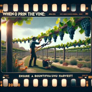 Kdy stříhat vinnou révu: Zajistěte si bohatou sklizeň!