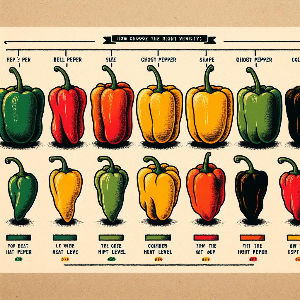 Jak si vybrat správné odrůdy paprik