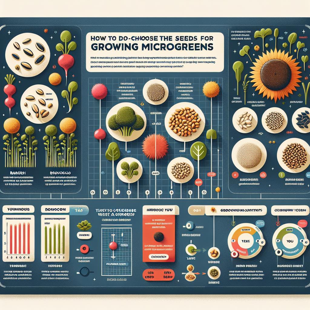 Jak vybrat vhodné semínka pro microgreens