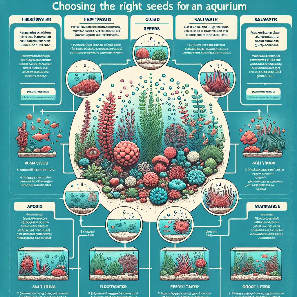 Jak vybrat správná semínka pro akvária