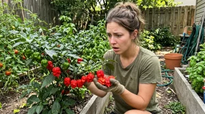 Detailní pohled na pěstování extrémně pálivé papričky Carolina Reaper na zahradě