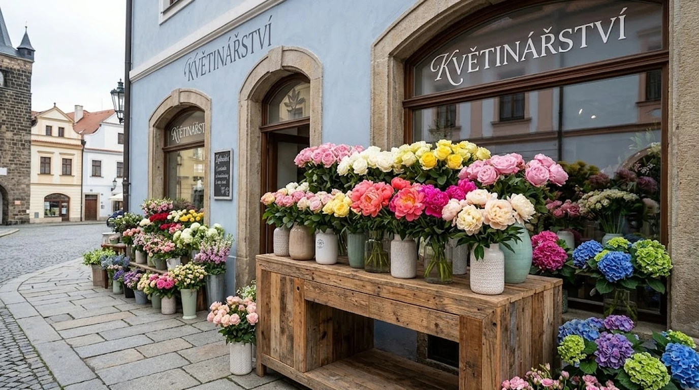 květinářství české budějovice